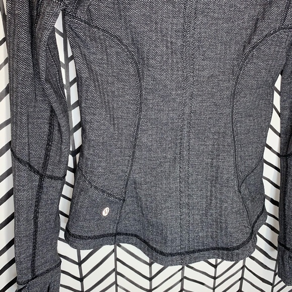 🔸 Lululemon fine forme jacket herringbone size 6 - Picture 9 of 10